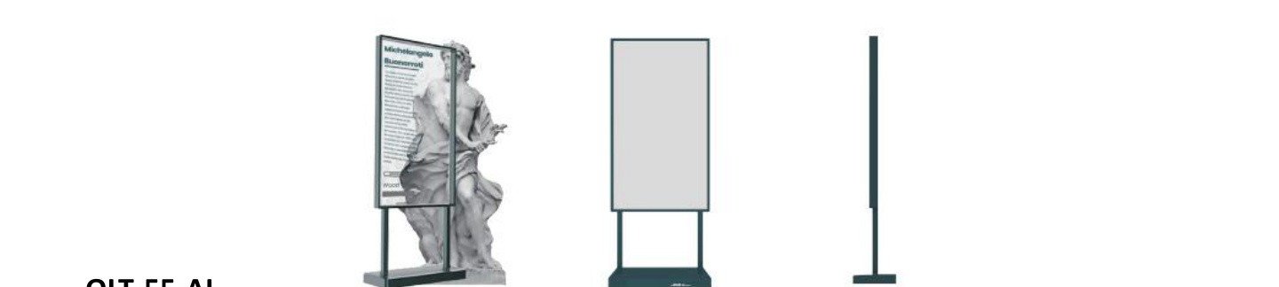 Totem OLED trasparente OLT-55-AI