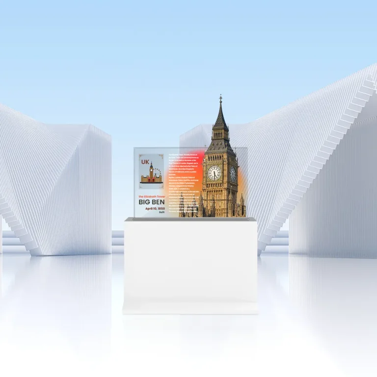 55″ Transparent OLED Height Adjustable Monitor