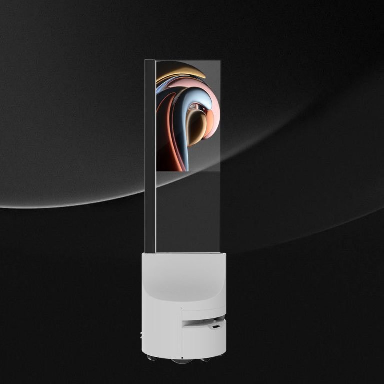 30″ Transparent OLED Interactive Signage Navigator