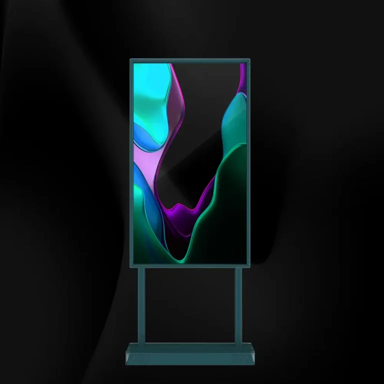 55″ Transparent OLED Interactive Touch Kiosk
