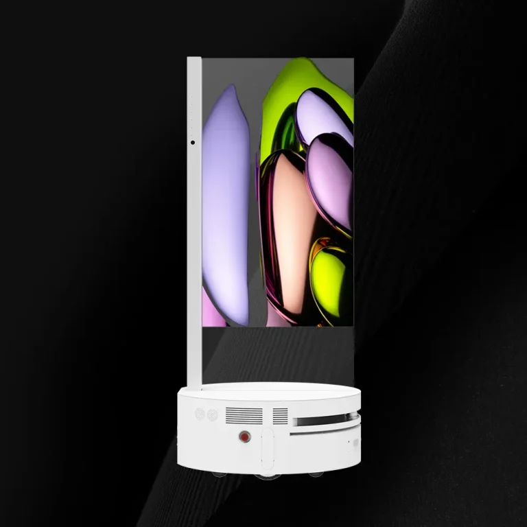 55″ Transparent OLED Interactive Digital Signage Navigator